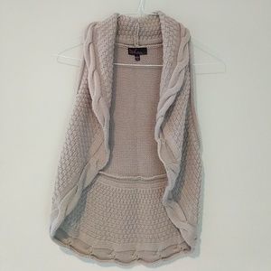 Knit cocoon vest